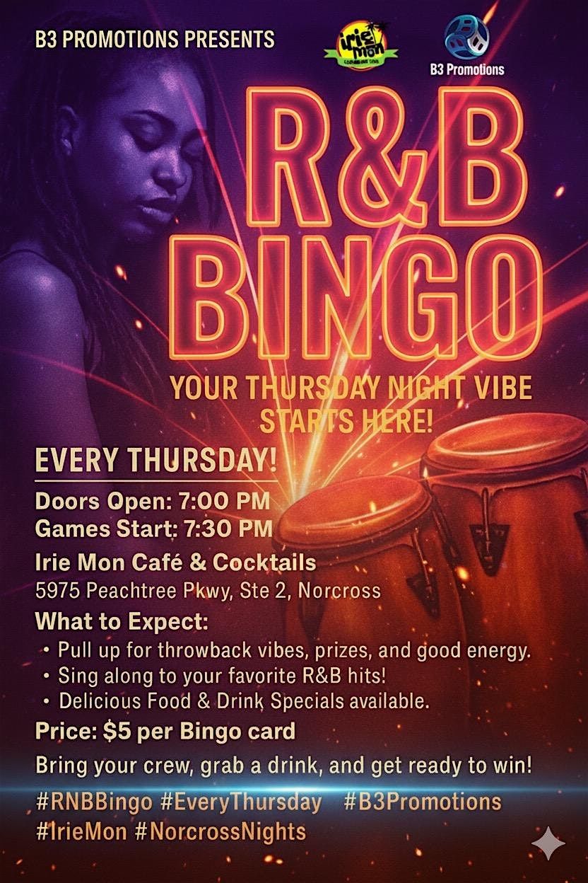 R&B Bingo Night at Irie Mon