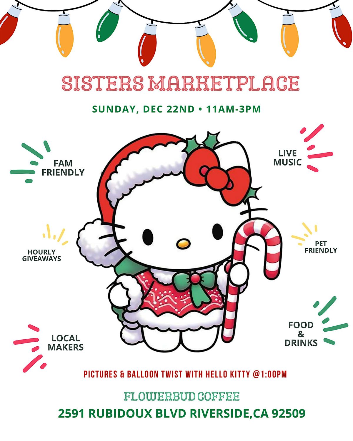 A HELLO KITTY CHRISTMAS MARKET