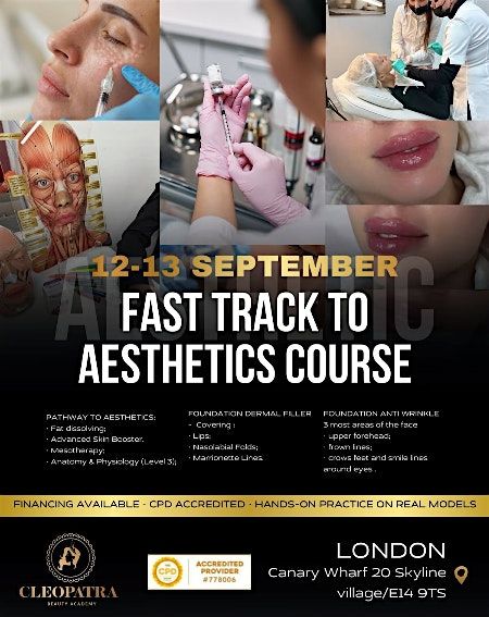 3-Day Fast Track to Aesthetics For Medics & Non-Medics