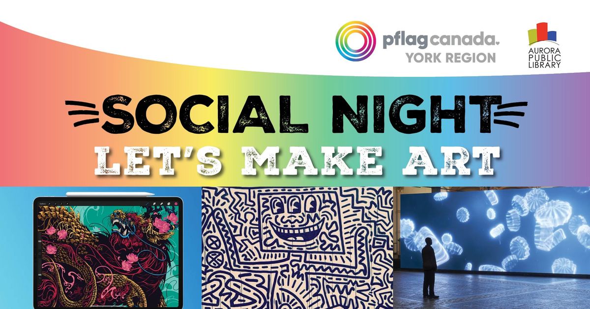 pflag York Region Social Night: Pride Party & Sign Making 