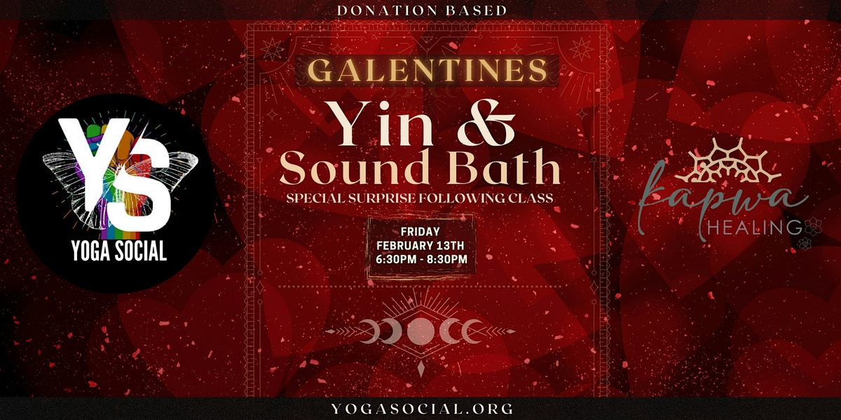 Galentine\u2019s Candlelit Yin & Sound Bath