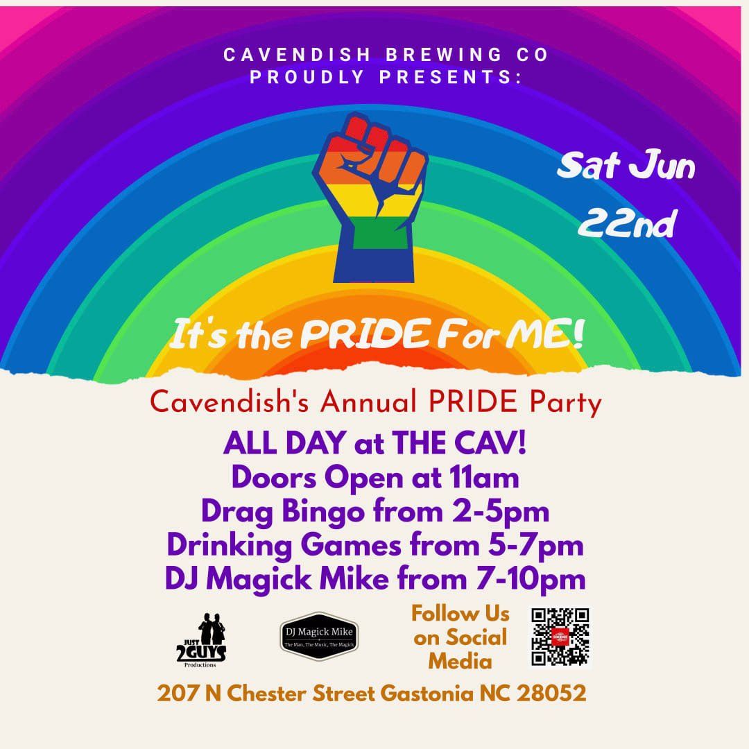It's the PRIDE for Me - Cavendish Brewing 