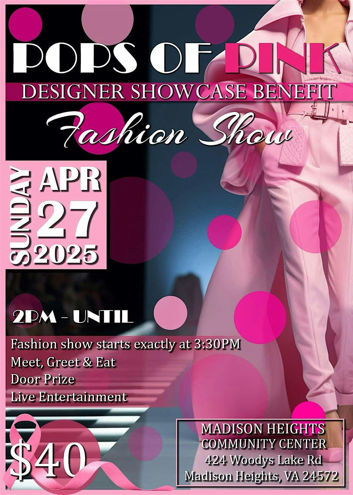 Pops of Pink Designer's Showcase Benefit Fashion Show