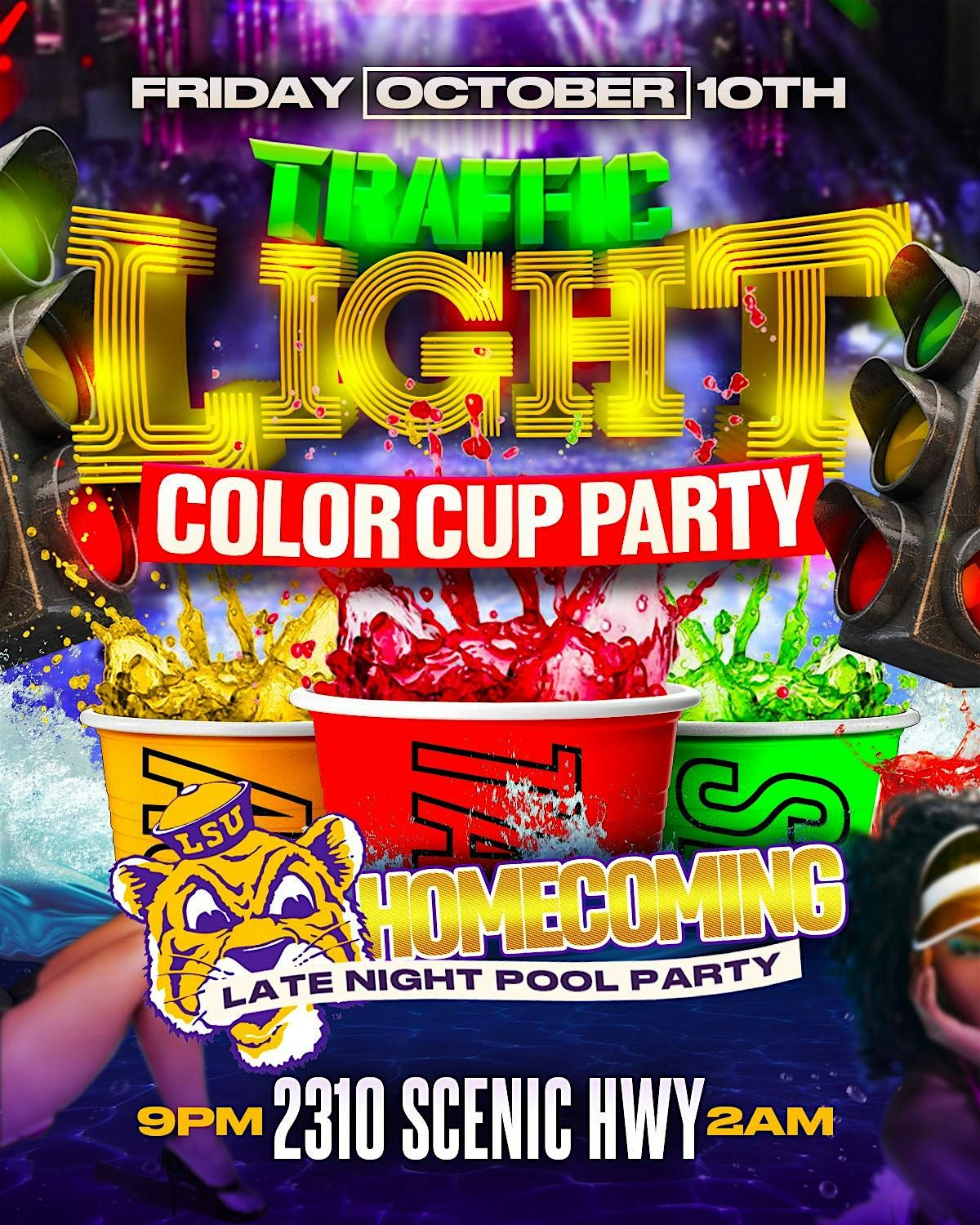 PRETTY GIRLS LOVE NEENY: LSU HOCO LATE NIGHT POOL PARTY