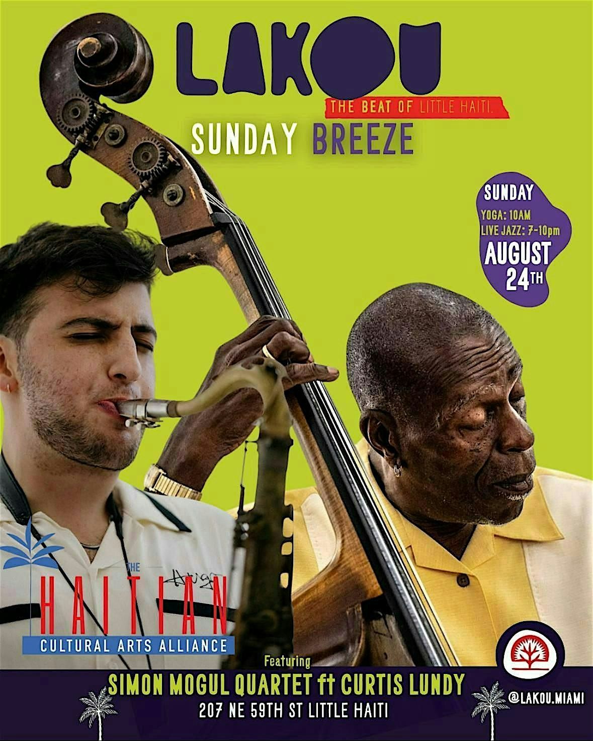 Simon Mogul Quartet ft Curtis Lundy at Lakou Miami