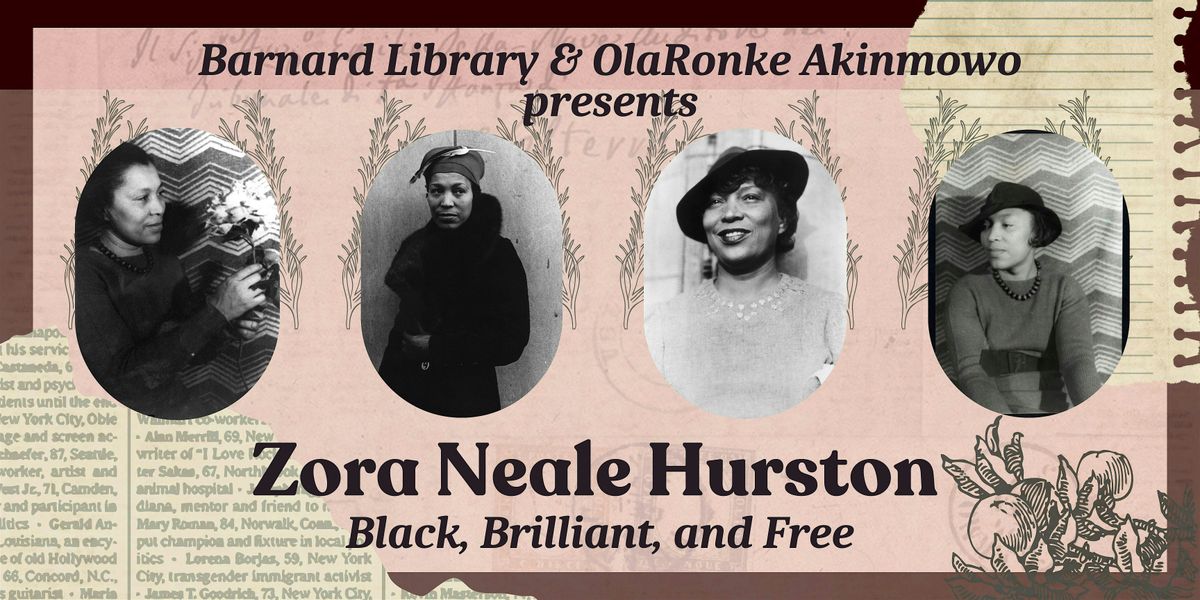 Black, Brilliant & Free\/An Ode to Zora : Dust Tracks On A Road(Book Chat)