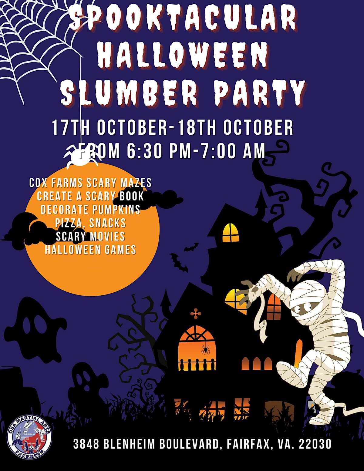 Halloween Slumber Party: Parent's Night Out (PNO)