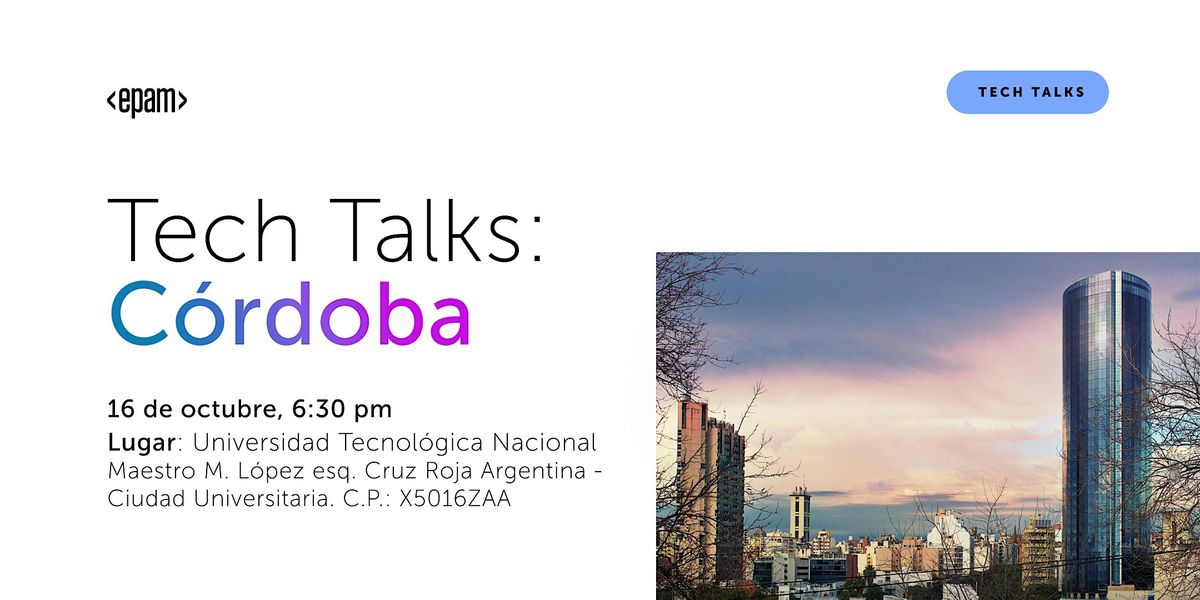 EPAM Tech Talks C\u00f3rdoba