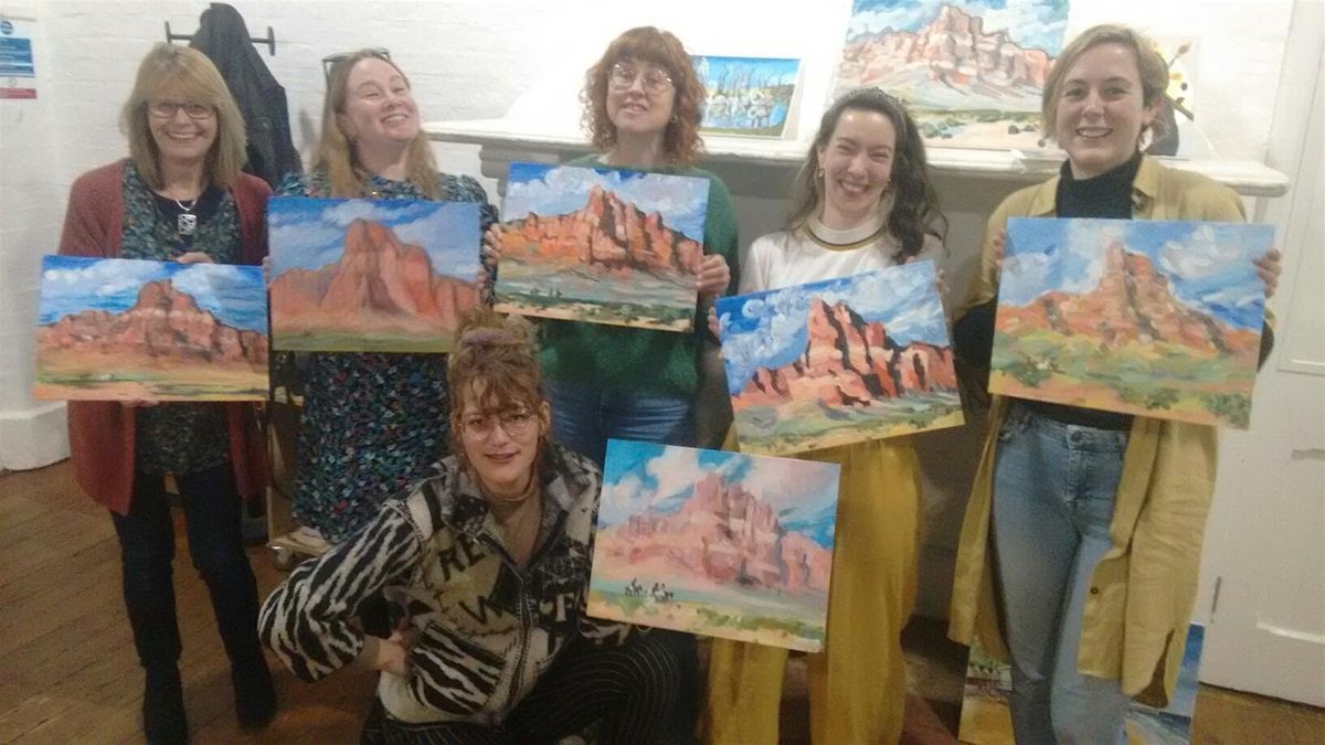 A Brush Of Genius Art Class - at "TOSH" Boscombe