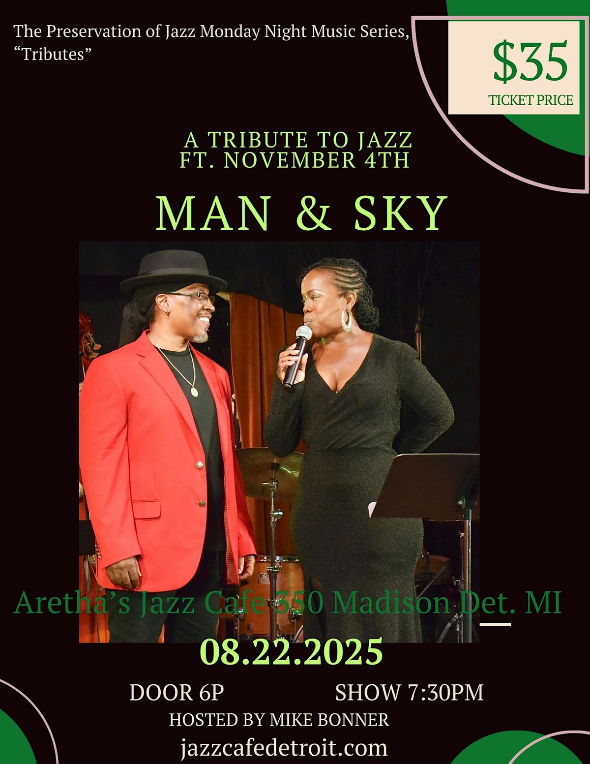 The Tribute to Jazz ft Man & Sky Covington & Friends
