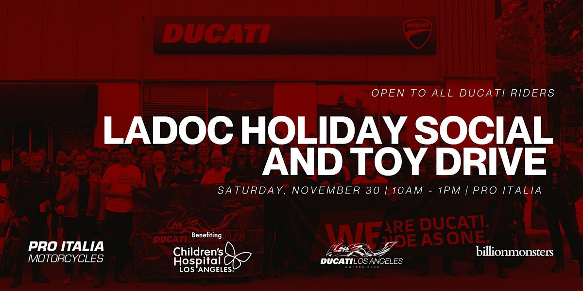 LADOC Holiday Social and Toy Drive to Support CHLA