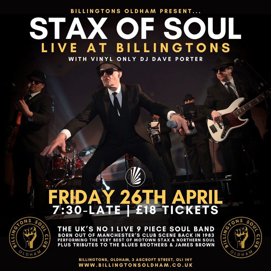 Stax of Soul - Live at Billingtons