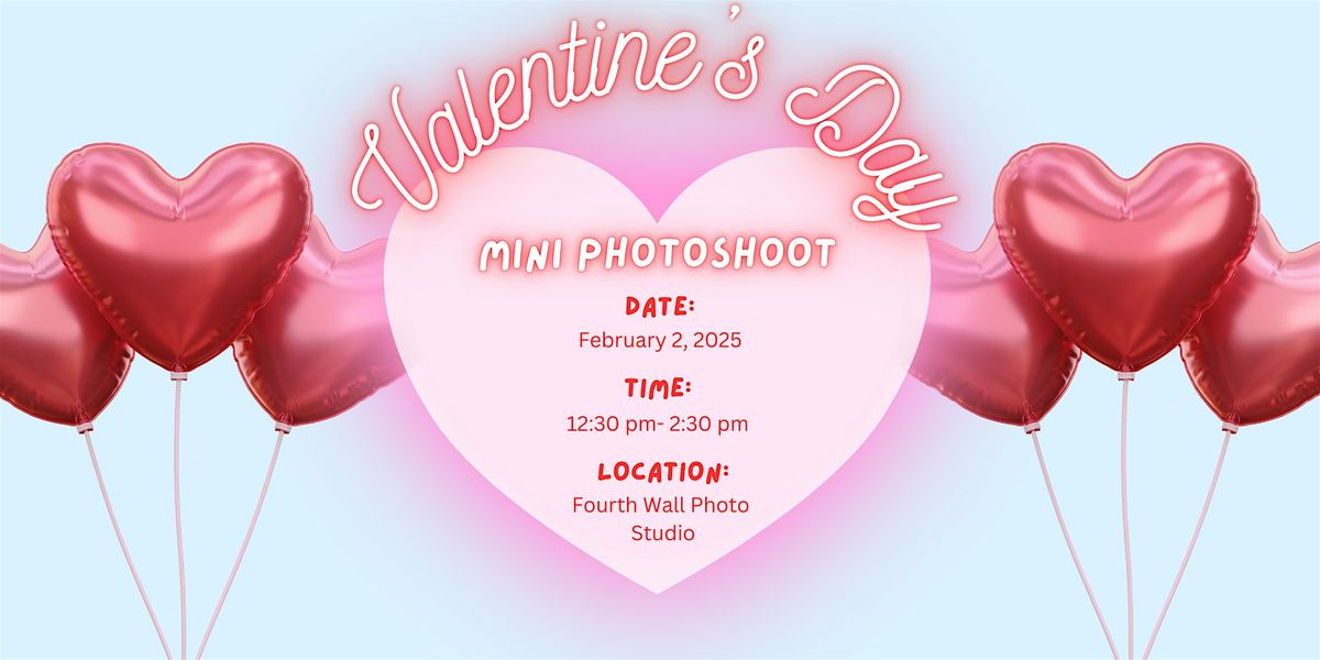 Valentine's Day Mini Photoshoot Sessions