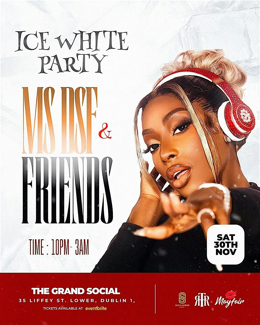 Ms DSF & Cocainna : Ice White Party