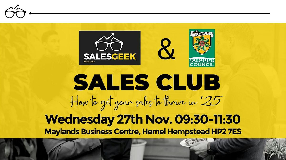 Sales Club with Sales Geek