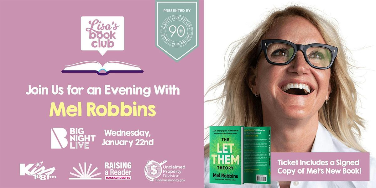 Lisa's Book Club: An Evening with Mel Robbins