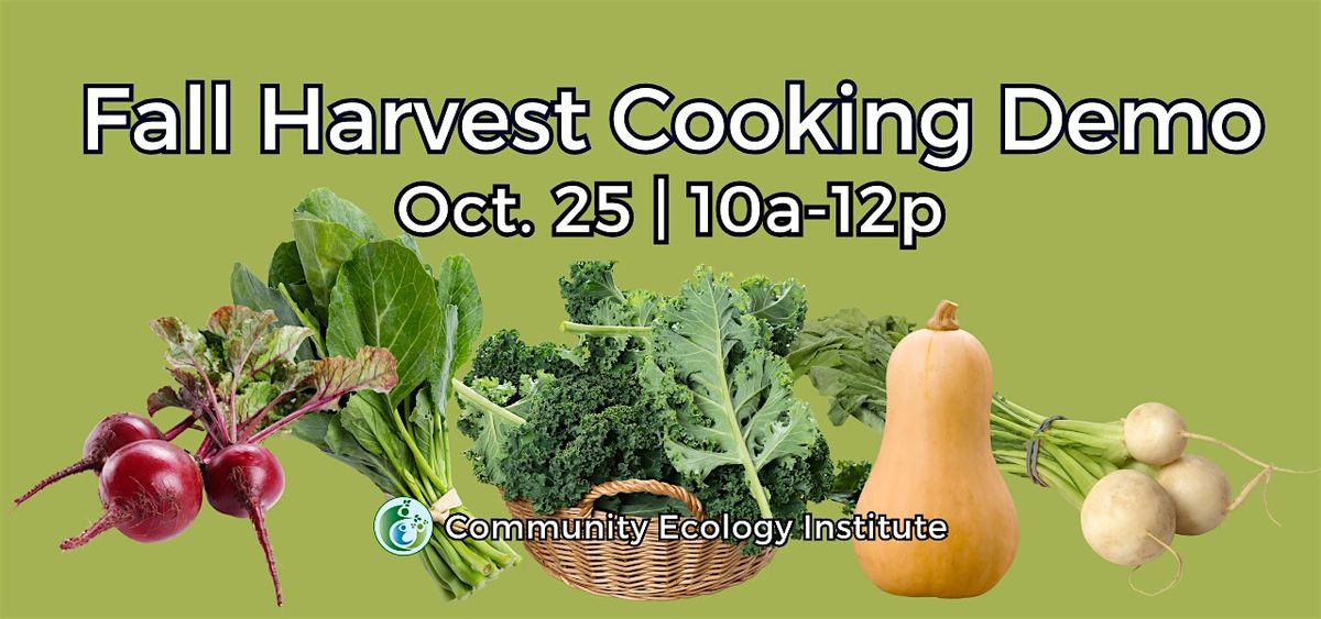 Fall Harvest Cooking Demo