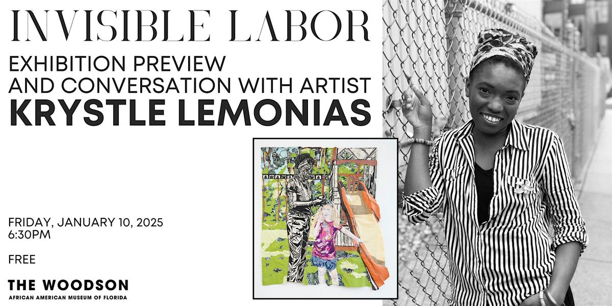 Exhibition Preview and Conversation with Artist Krystle Lemonias