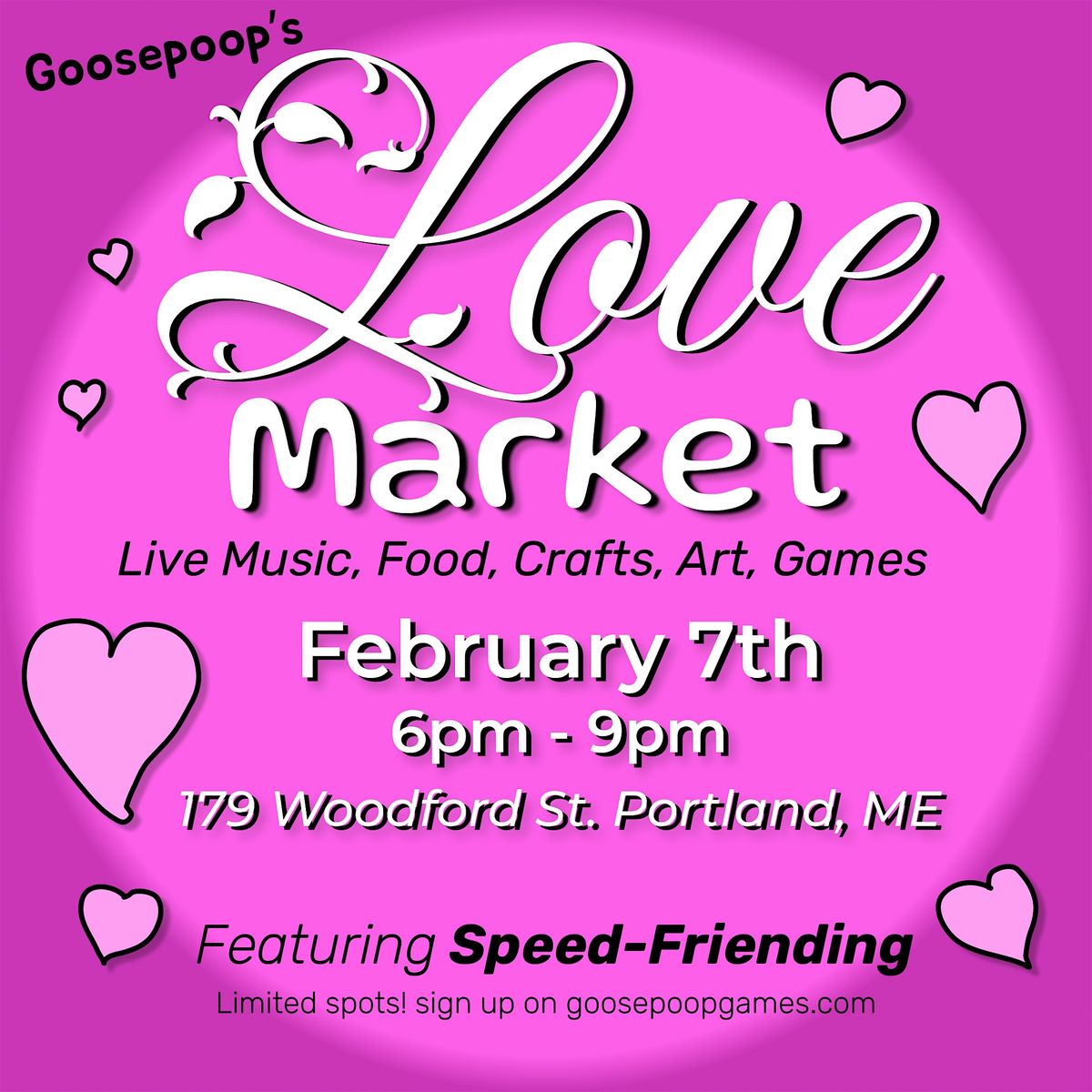 Goosepoop's Love Market