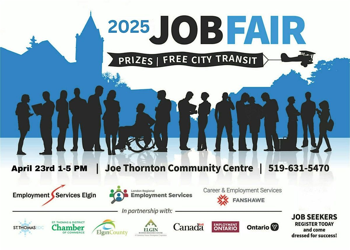 Job Fair  2025 - St. Thomas, Elgin County & Area - Job Seekers