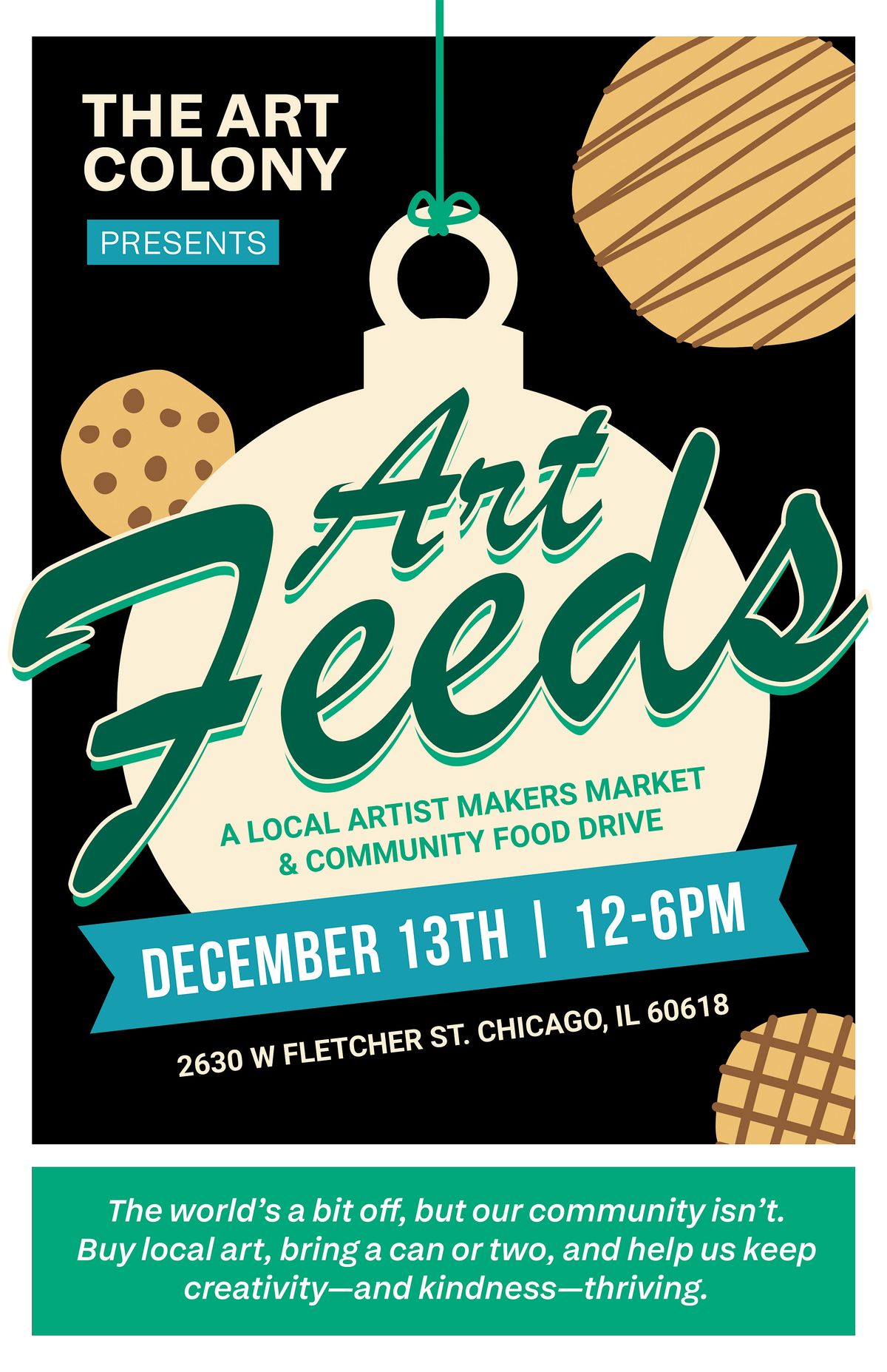 Art Feeds: A Local Artist Makers Market and Community Food Drive
