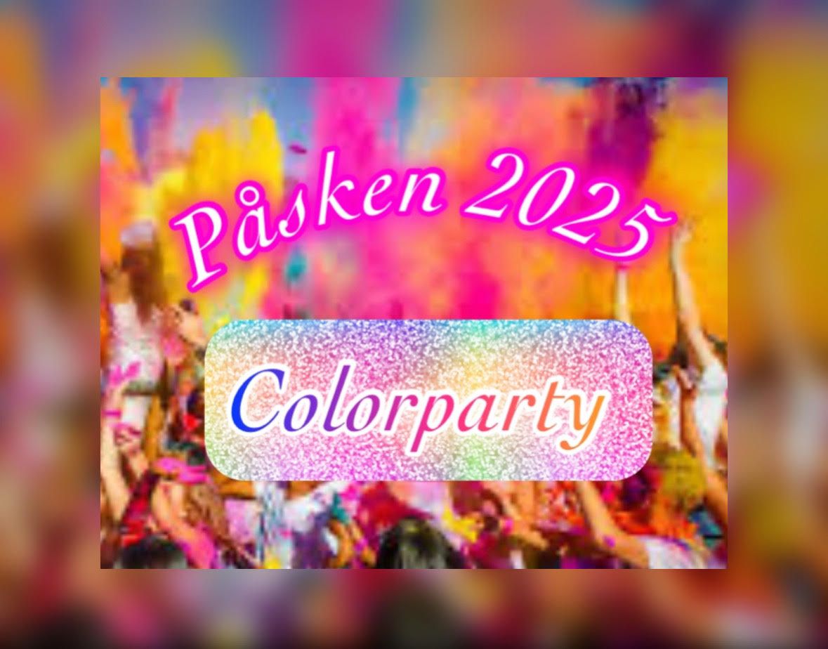 COLOR PARTY p\u00e5 Bergojordet (familiearrangement) 