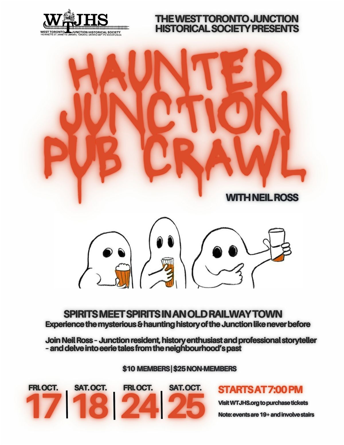 Haunted Junction Pub Crawl - October 18