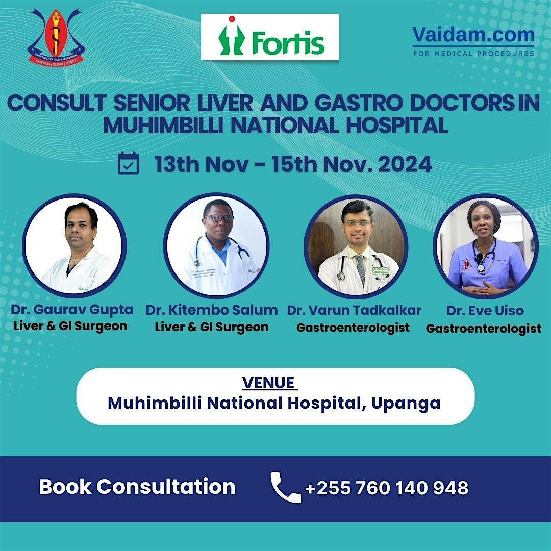 Liver Cancer and Gastroenterology Consultation & Training Camp in  Tanzania