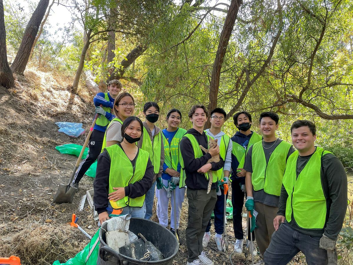 Smiling Faces, Happy Places! Creek Cleanup