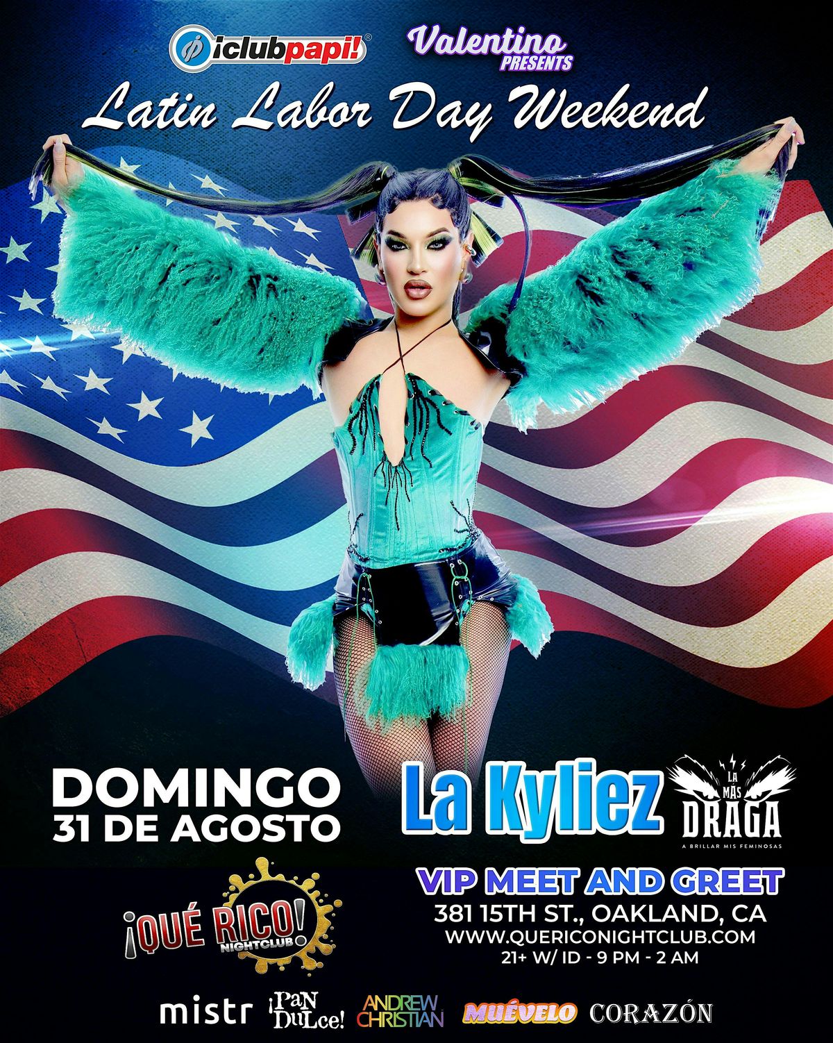 Latin Labor Day Weekend with La Kyliez of La MAS DRAGA