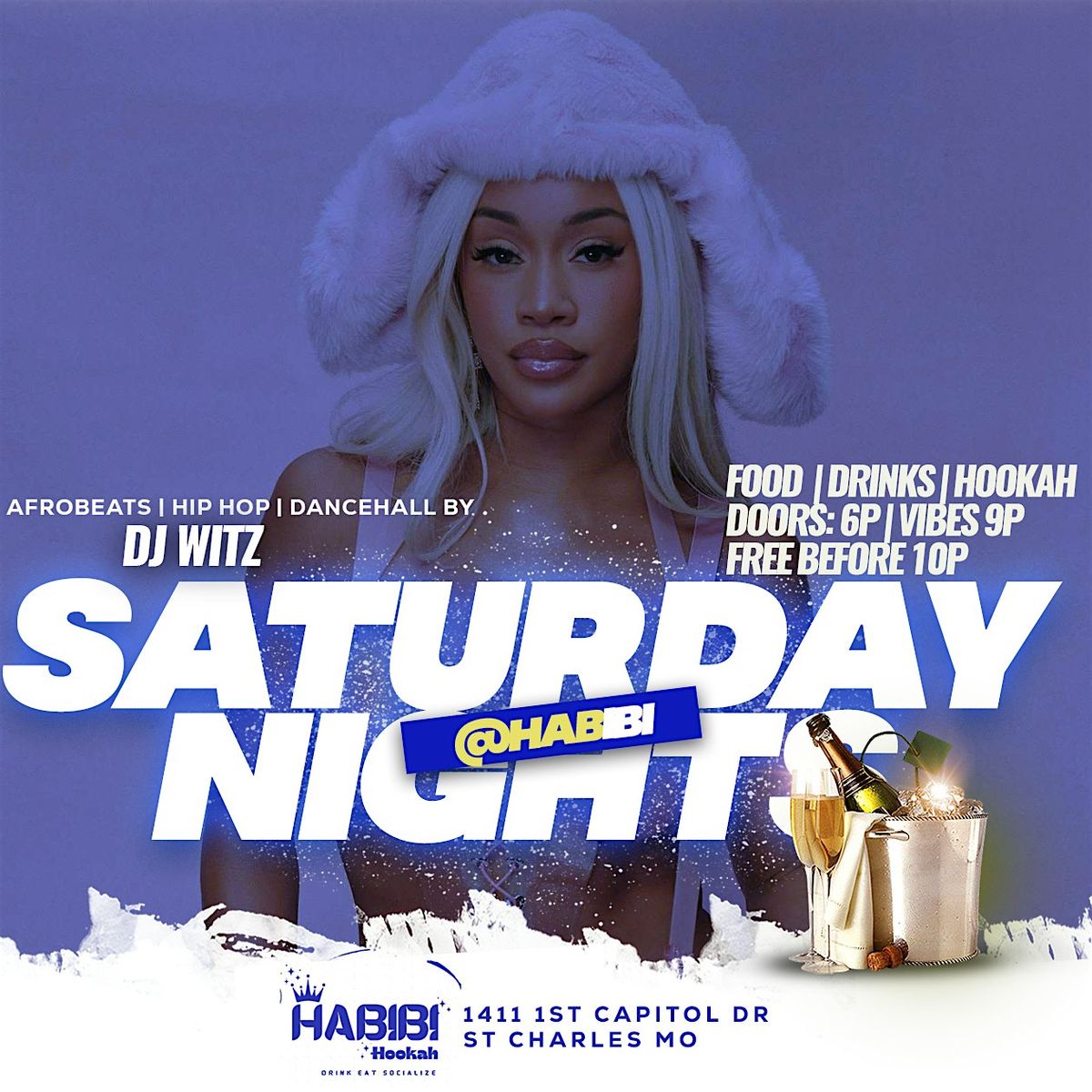 SATURDAY NIGHT VIBES AT HABIBI HOOKAH LOUNGE