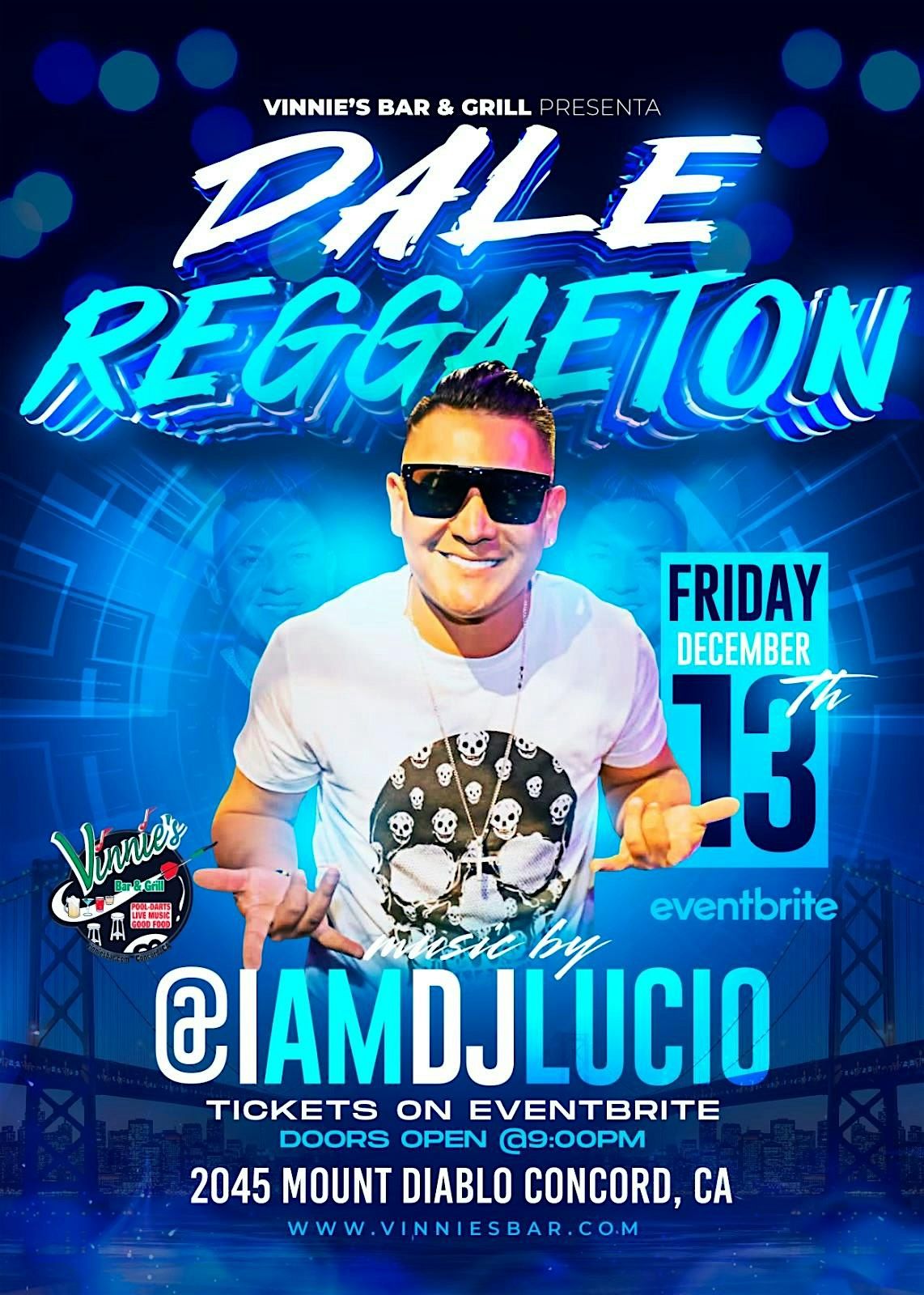 Dale Raggaeton @ Vinnie's Bar on a Friday