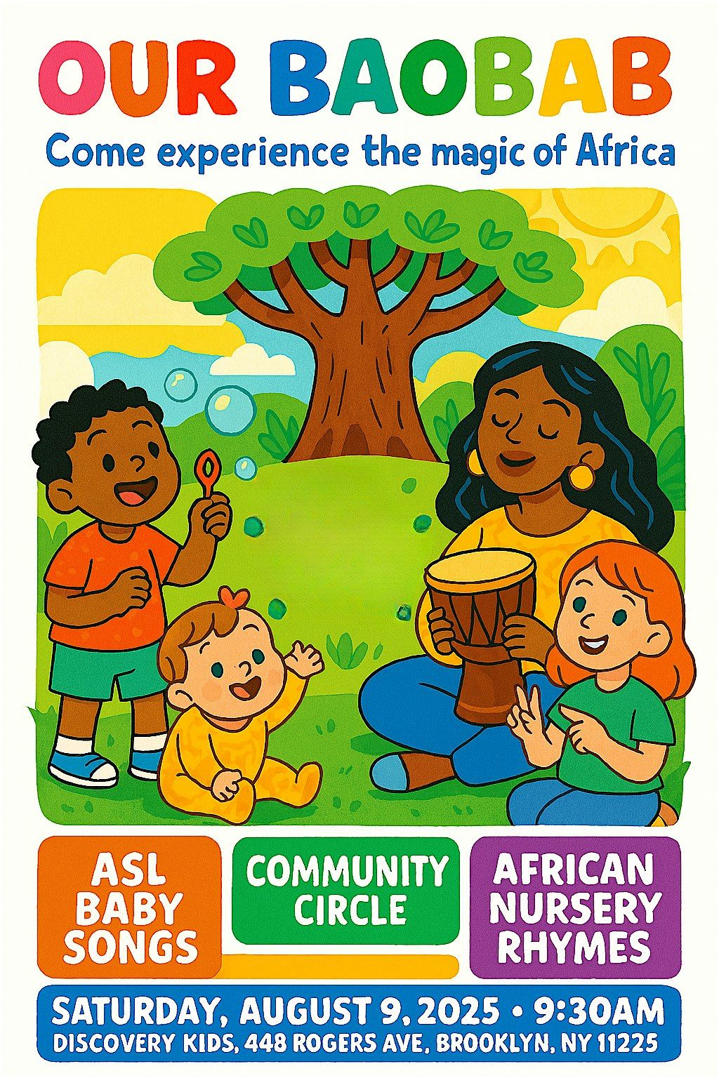 Our Baobab: ASL Songs & African Rhymes \u2013 A Family Circle Experience