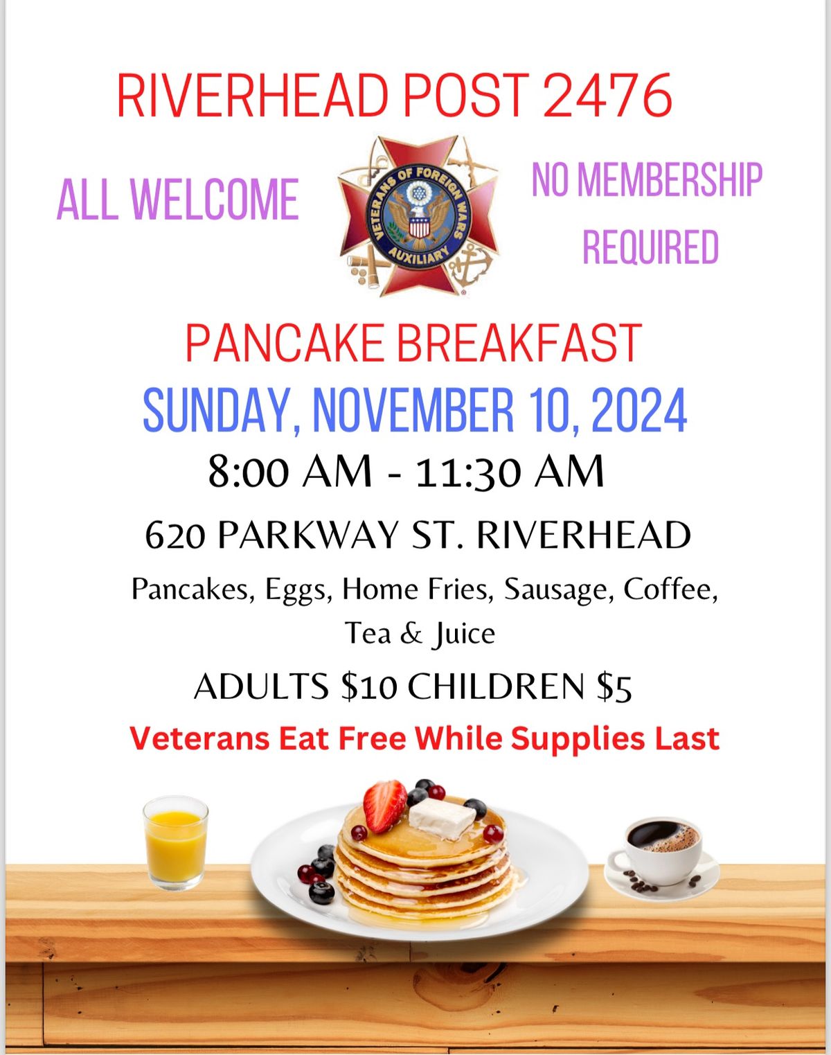 Pancake Breakfast 