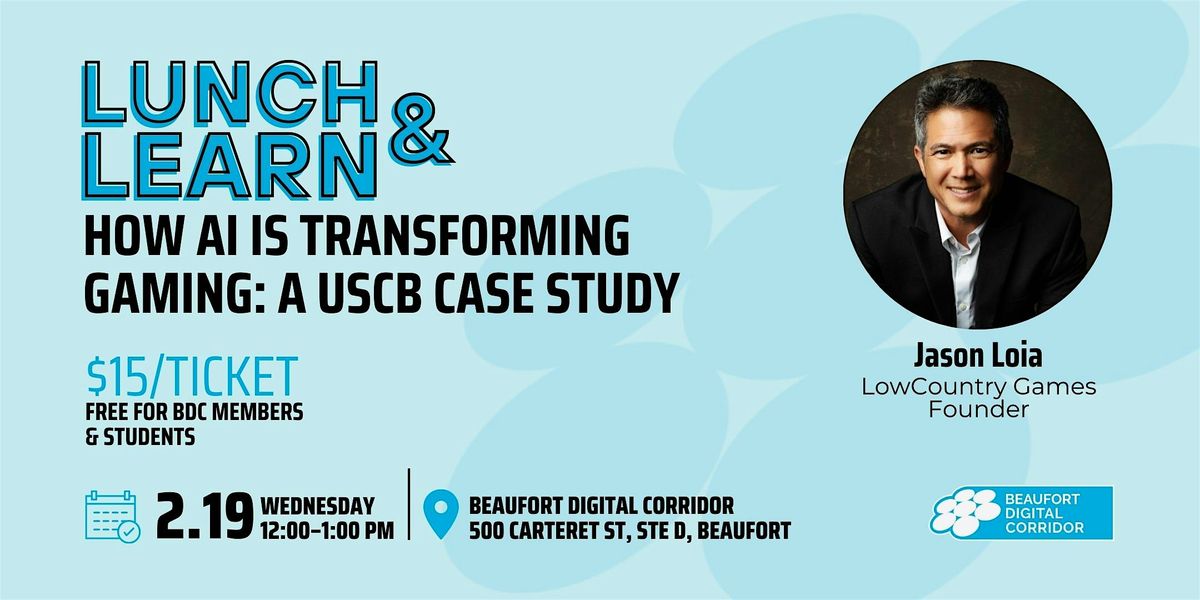 Lunch & Learn | How AI is Transforming Gaming: A USCB Case Study