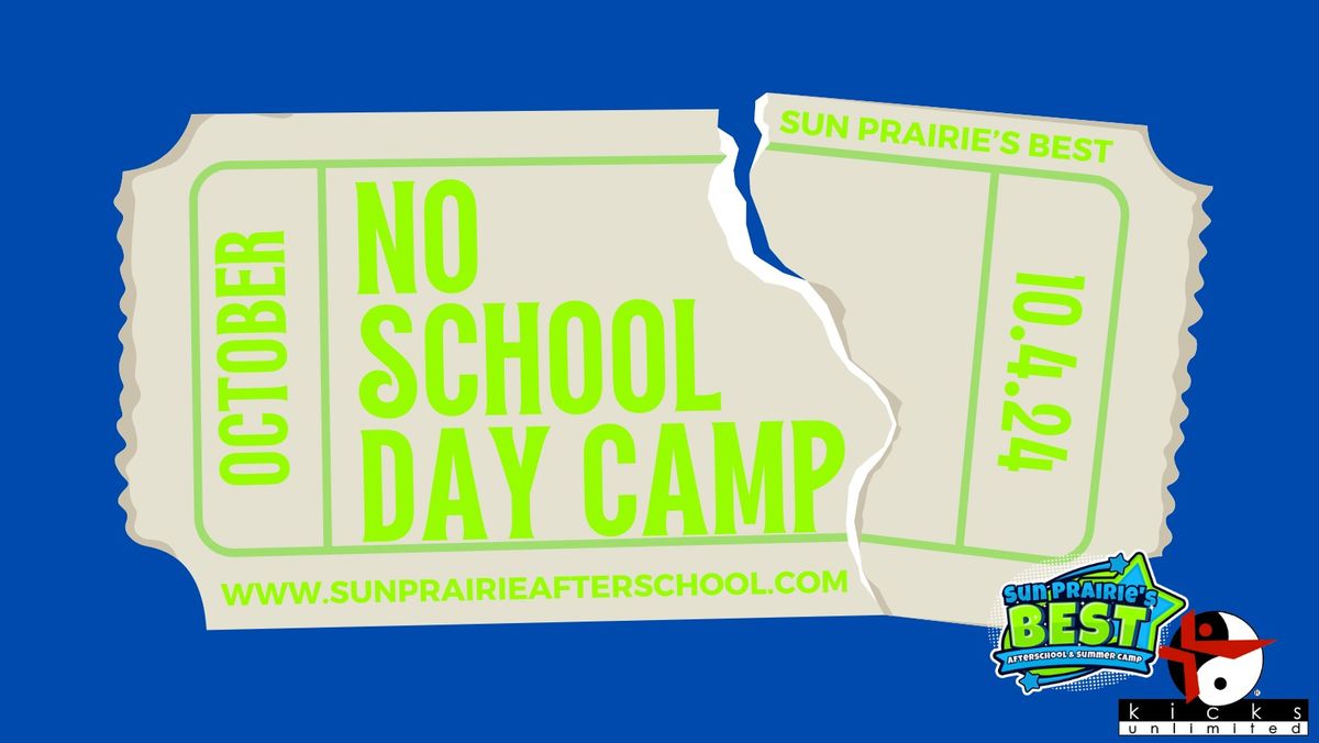 No School Day Camp October 4th!