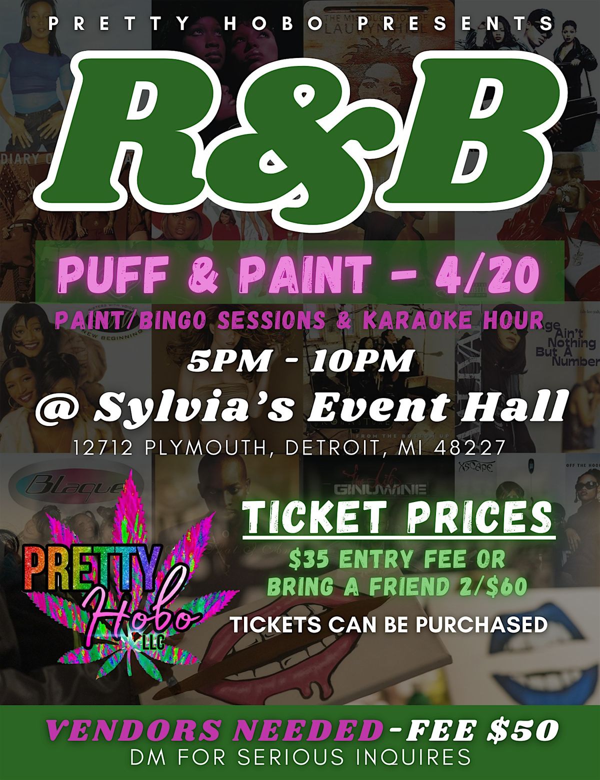 P.H Puff & Paint 420 R&B Night