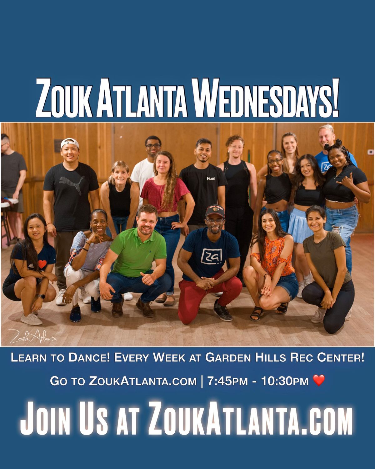 Learn to Dance | Wednesday Dance Classes & Party in Buckhead | Beginner \u2197\ufe0f Advanced \u2764\ufe0f Zouk Atlanta