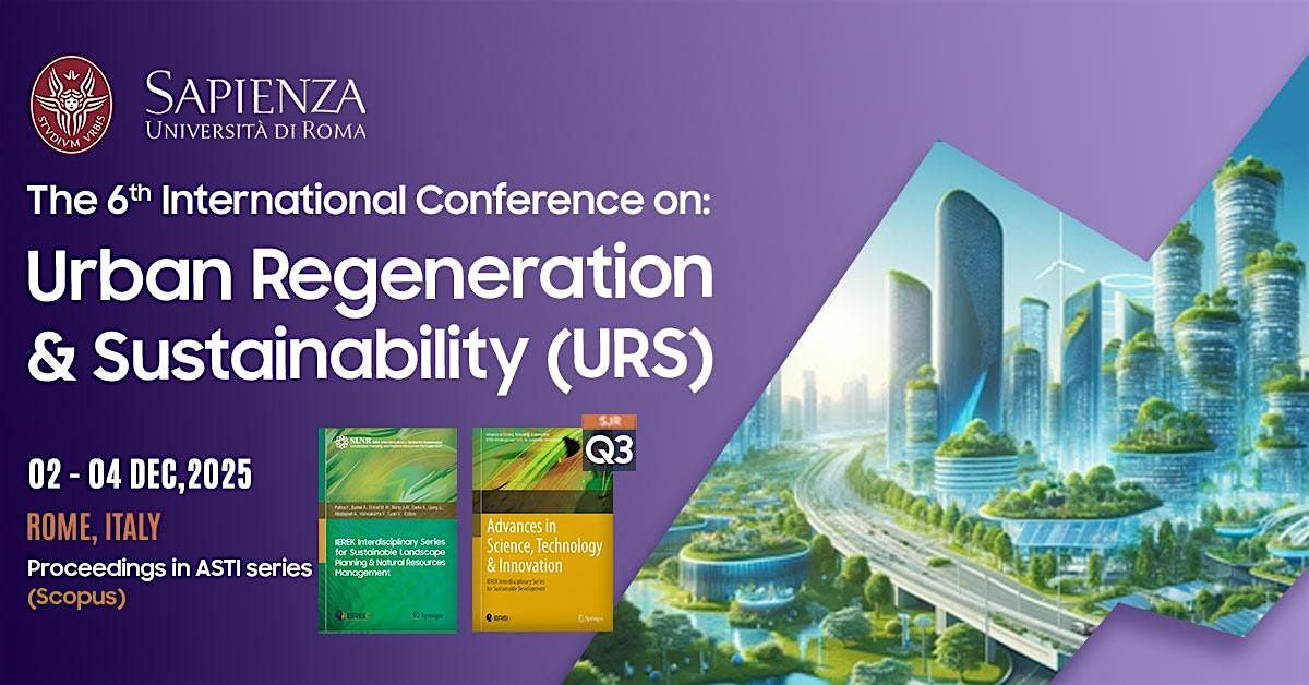 Urban Regeneration and Sustainability (URS) - 6th Edition