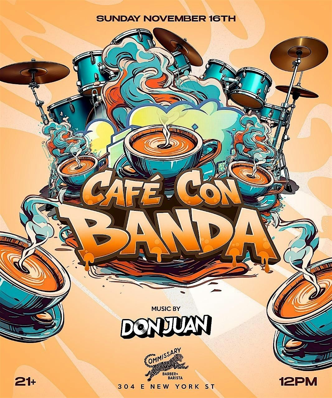 Cafe Con Banda 21+