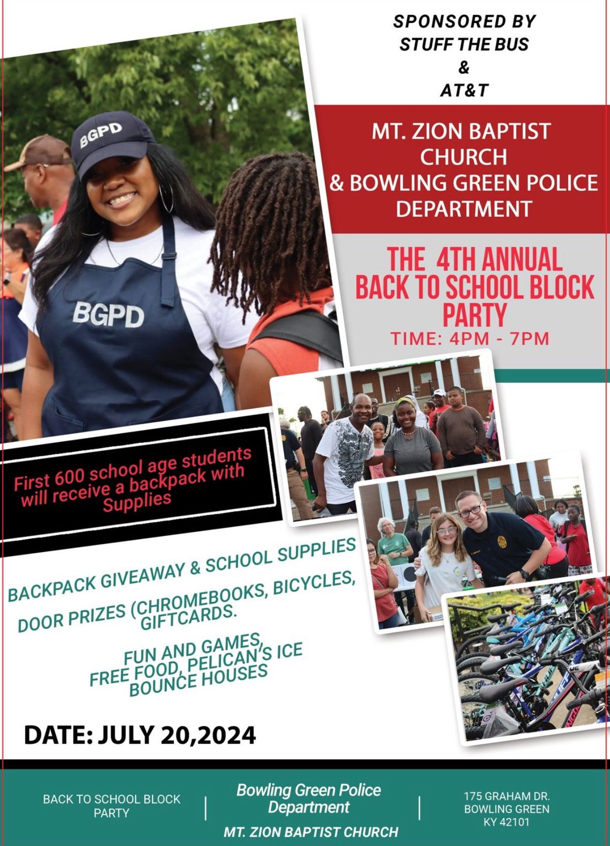 4th Annual Back to School Block Party