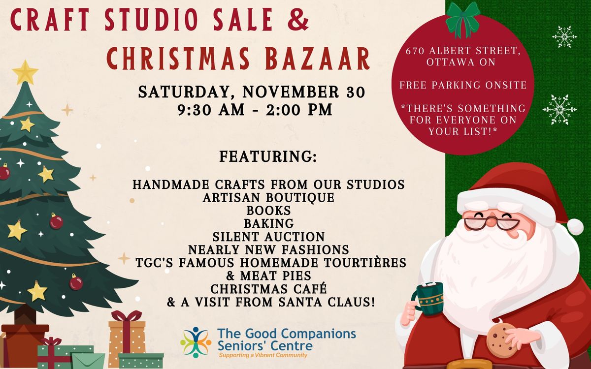 Craft Studio Sale & Christmas Bazaar