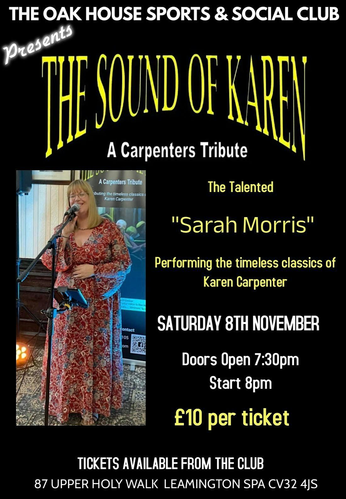 The Sound of Karen - A Tribute to Karen Carpenter