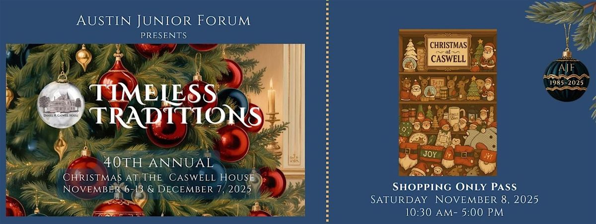 Christmas at the Caswell House 2025: Open House Shopping Ticket