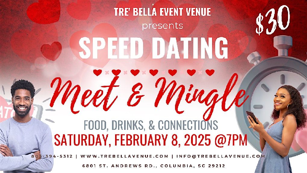 Tre' Bella Event Venue Speed Dating - Meet & Mingle