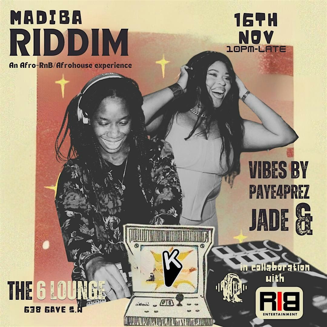 Collab Riddim Madiba Riddim (In Collab With Rib Entertainment), The 6 Lounge Calgary ...