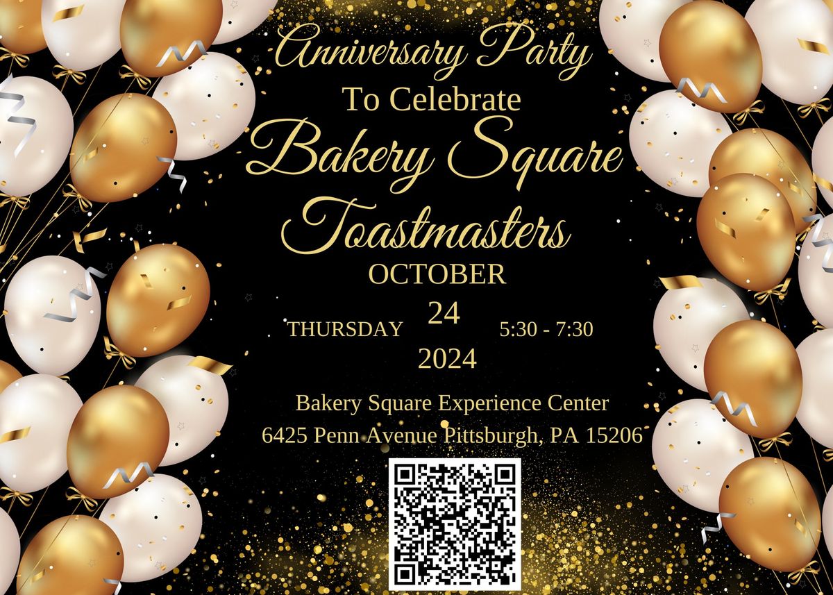 Bakery Square Toastmasters Fifth Anniversary Celebration