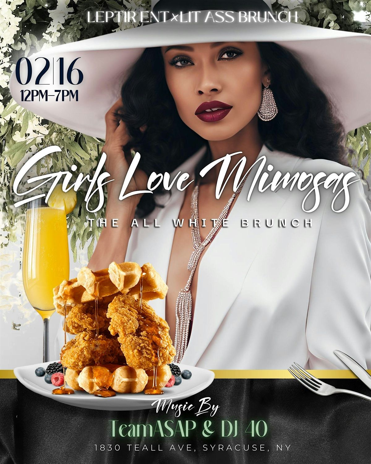 GIRLS LOVE MIMOSAs | THE ALL WHITE BRUNCH