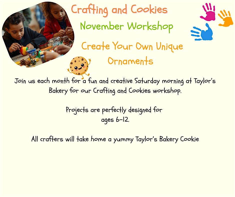 Crafting and Cookies - Ornament Workshop