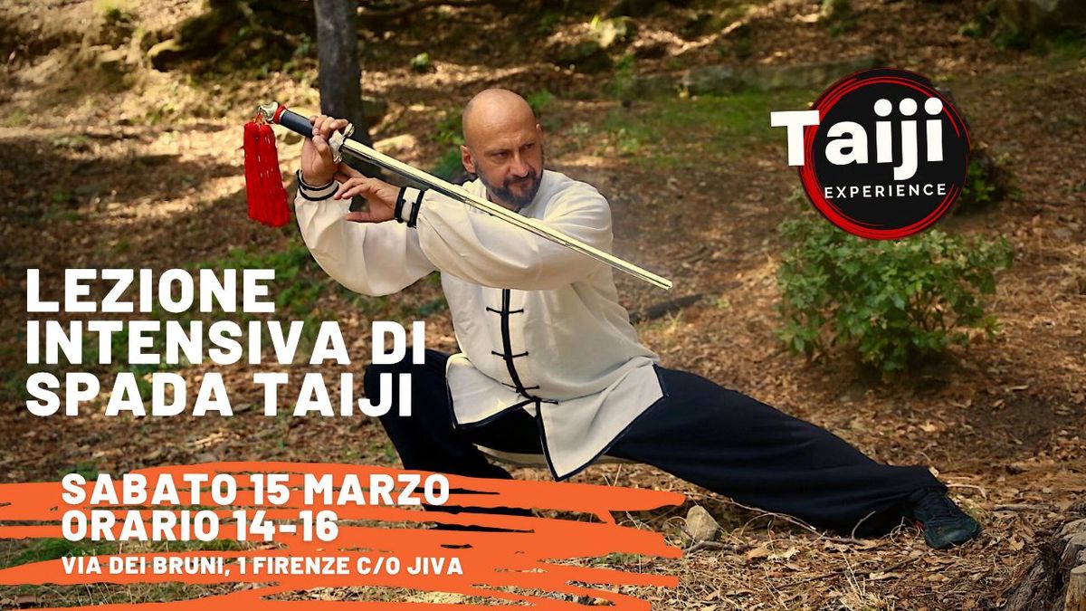 Lezione intensiva di spada Taiji 